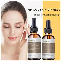 PURE JOJOBA OIL with Rose Geranium  Sandalwood  IMPROVE SKIN DRYNESS MOISTURIZING AND REPAIRING