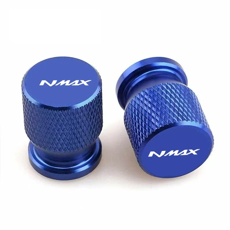Tapa de cubierta de puerto de aire de válvula de neumático de aluminio CNC, accesorios de motocicleta para Yamaha Nmax n-max 125 155 2017 2018 2019 2020- 2023, 2 uds.