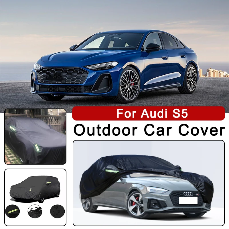 

Автомобильный чехол для Audi S5 — защита всего тела на открытом воздухе, водонепроницаемый, пылезащитный, термостойкий, всесезонные внешние аксессуары