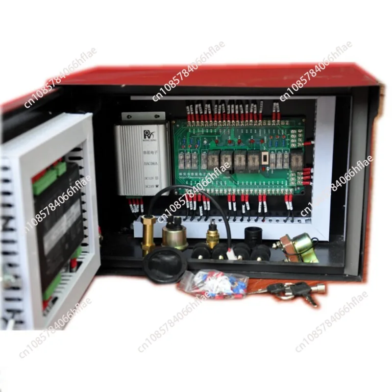 Diesel Generator Set Fully Automated Control Panel, Self-starting Shutdown Distribution Box ATS Control Cabinet Four Protection