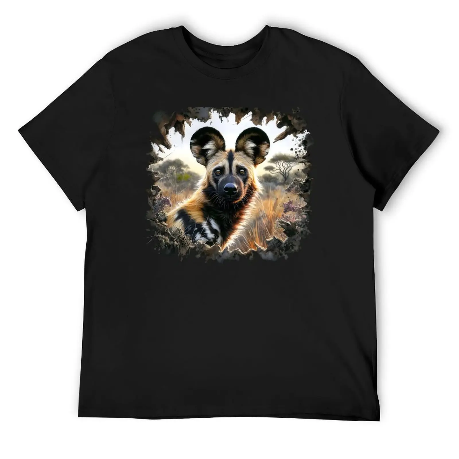 African wild dog deisgn T-Shirt