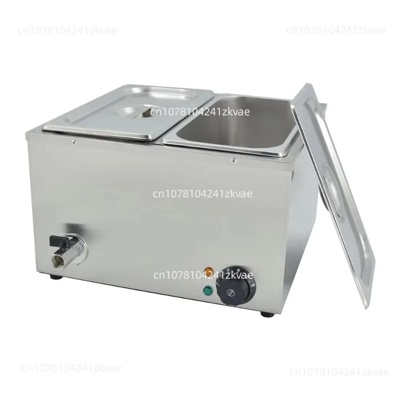 2 Pans Hot Pot Sauce Nachos Cheese Fruit Jam Sauce Heating Warmer Commercial Professionnel Food Warmer Machine Set view 3