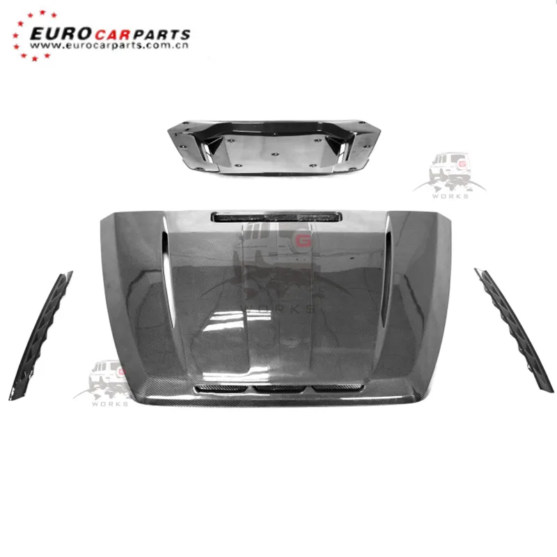 Dry Carbon Material Hood W464 G500 G550 G63 Engine Cover For W464 W463A G350d Hood Bonnet