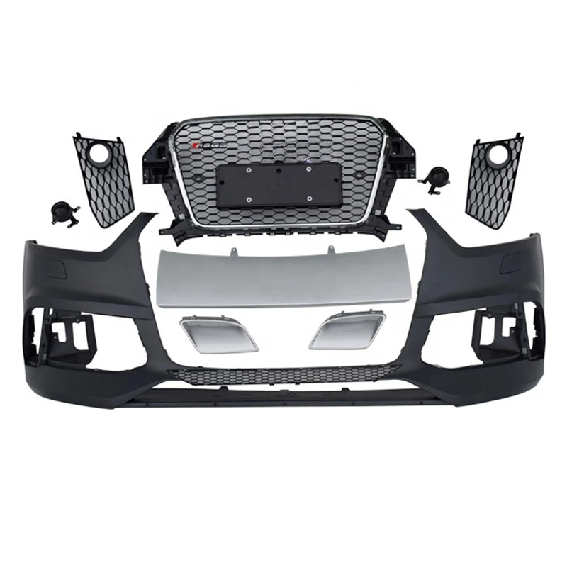 

Car Auto parts Body Kit for Audi Q3 SQ3 2012-2021 modified to RSQ3 Style Front bumper With Grille PP material