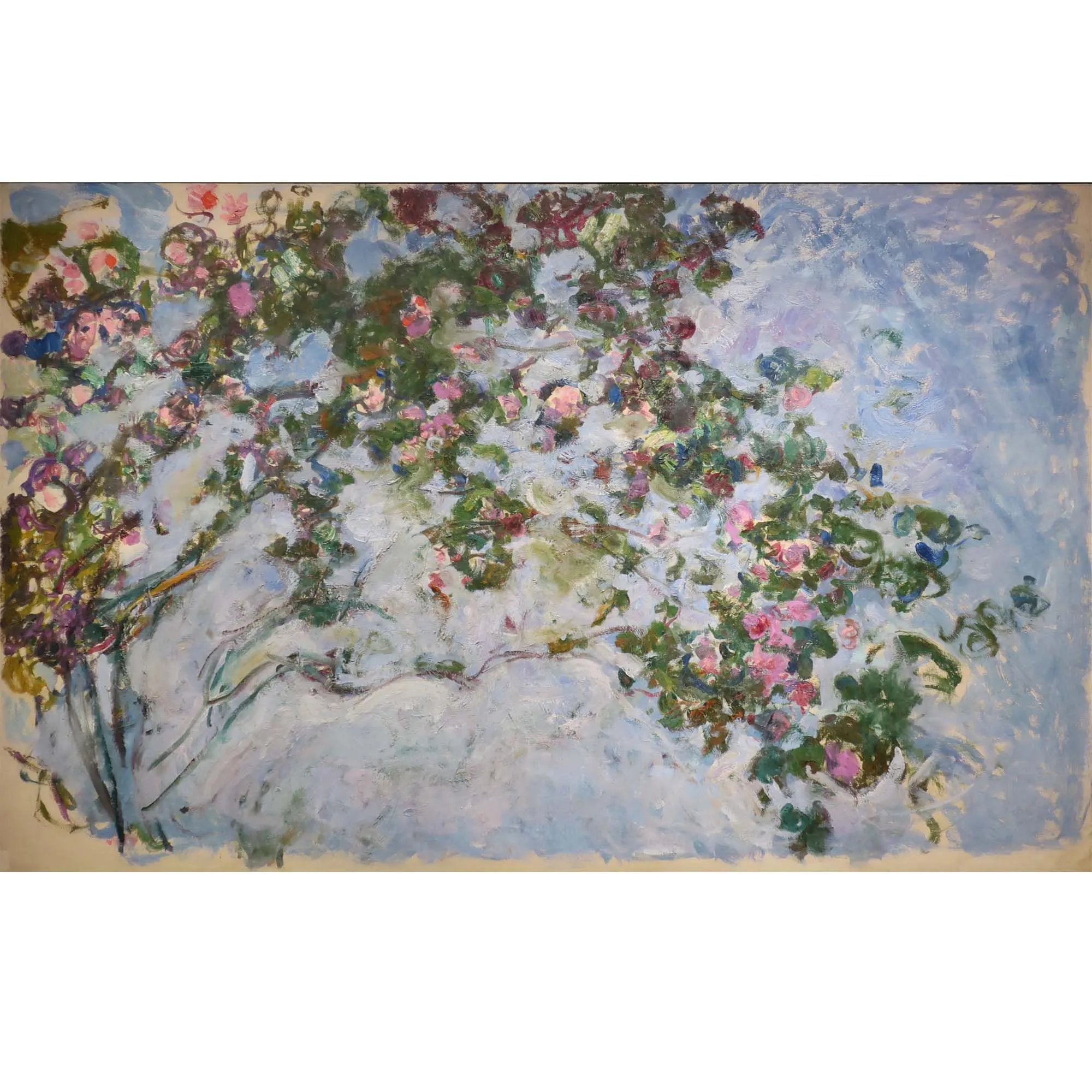 

Roses by Claude Monet,Flower oil painting on canvas,Famous painting reproduction,Hand painted art painting for dining room