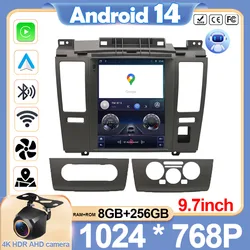 9.7 inch Car Android For Nissan Tiida C11 2004-2013  Auto Radio High-Performance CPU HDR QLED Screen 5G WIFI BT No 2Din Carplay