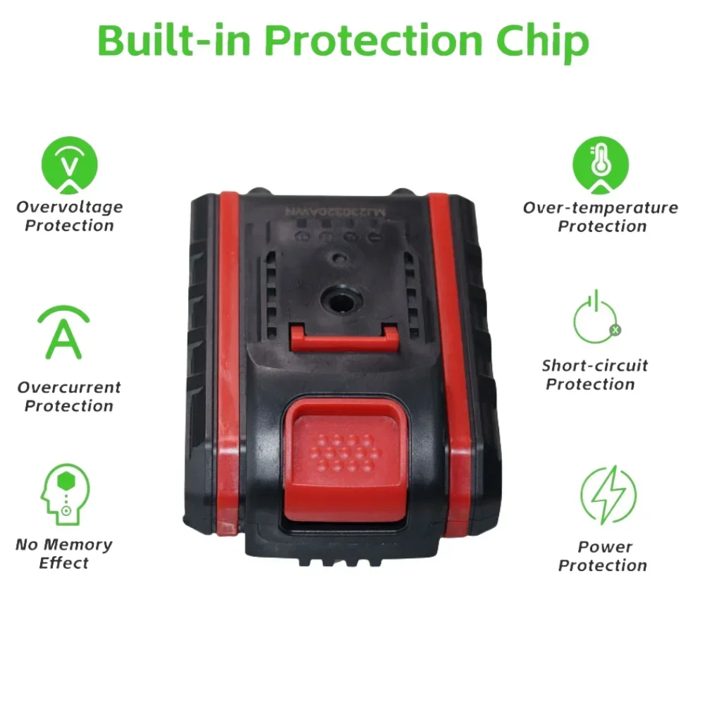 24V 3000mAh Lithium-ion Battery For WORX Rechargeable Cordless Impact Drill Battery Replace Electric Tool Battery