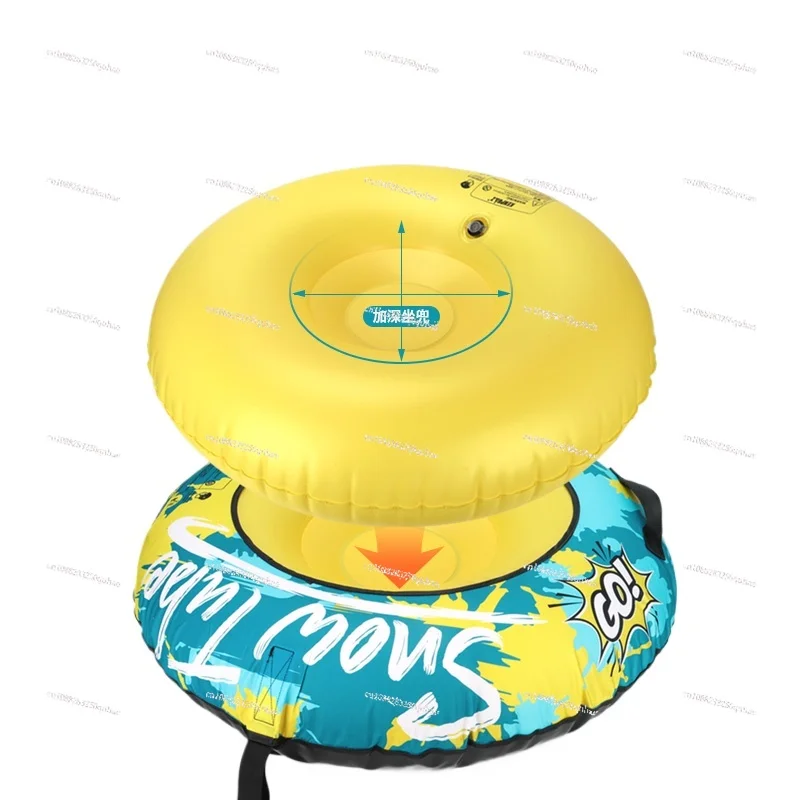 

Ski Ring Adult Children Snow Winter Inflatable Snowboard