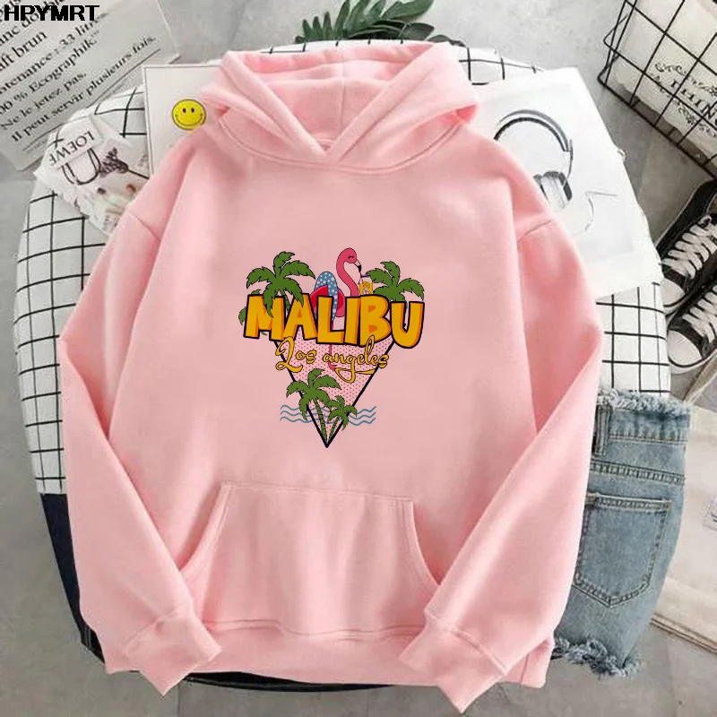 

Women Spring And Autumn Long Sleeve Sweatshirt Flamingo series Prints ladys girl hipster Hoodie street Fashion casual pullover