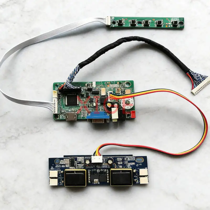 

For LTM190E4 LTM190EP LTM190EX LTM190E1 Monitor Controller Drive Board DIY Kit 1280x1024 LVDS 30-Pins HDMI+VGA 1280*1024 4-CCFL
