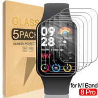 1-5Pcs Tempered Glass Screen Protector for Xiaomi Mi Band 8 Pro Smart Watch Clear Protective Film for Mi Band8 Pro Accessories