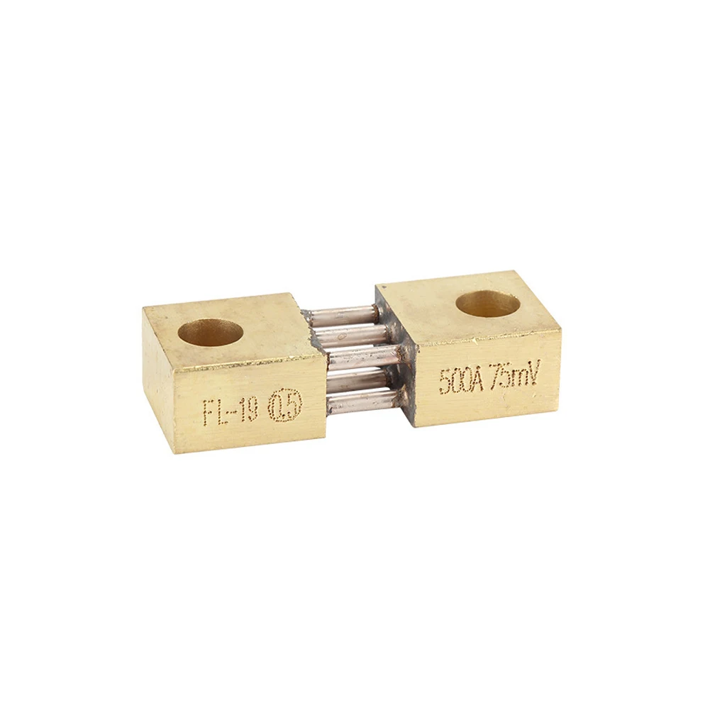 FL-19B DC Shunt 100A 200A 300A 400A 500A 75mV Welding Machine Brass Resistor Level Shunts for Current Analogue Panel Meter