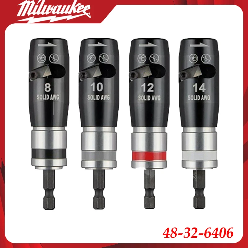 Milwaukee 48-32-6406 4PC Impact Bolt Extractor Set Heavy-Duty Tool for Removing Damaged Bolts & Screws for Contractors
