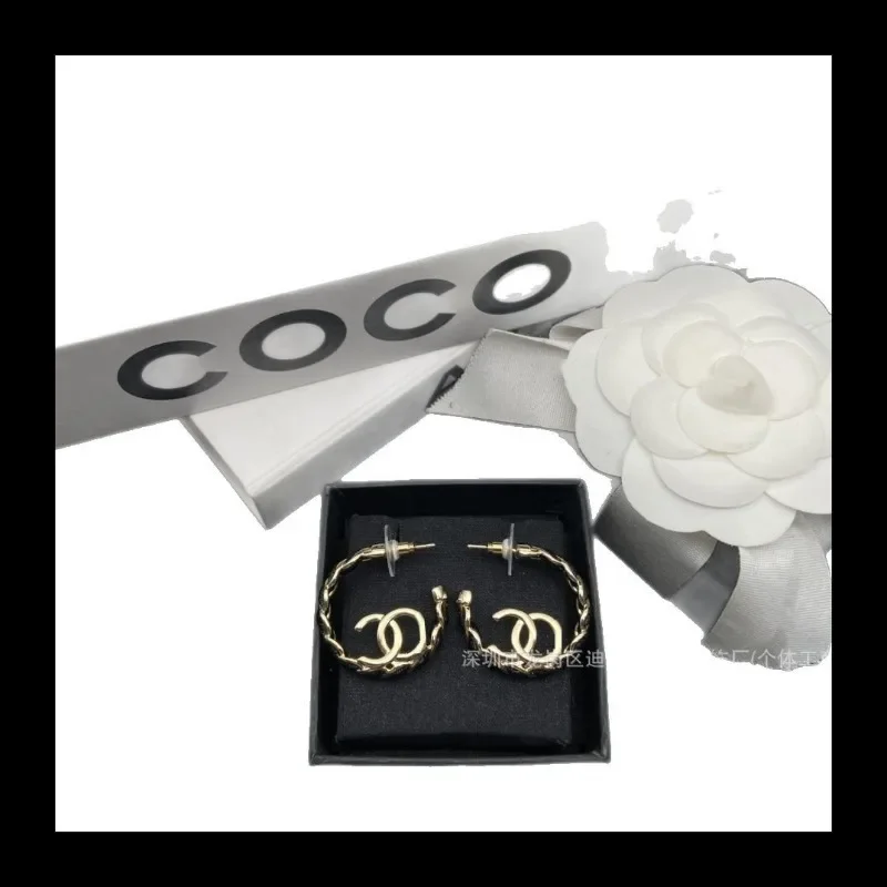 جولة الماس مجموعة مزدوجة الأقراط، جديد جلد كريستال الماس جلد الخراف الفضة إبرة النساء #5