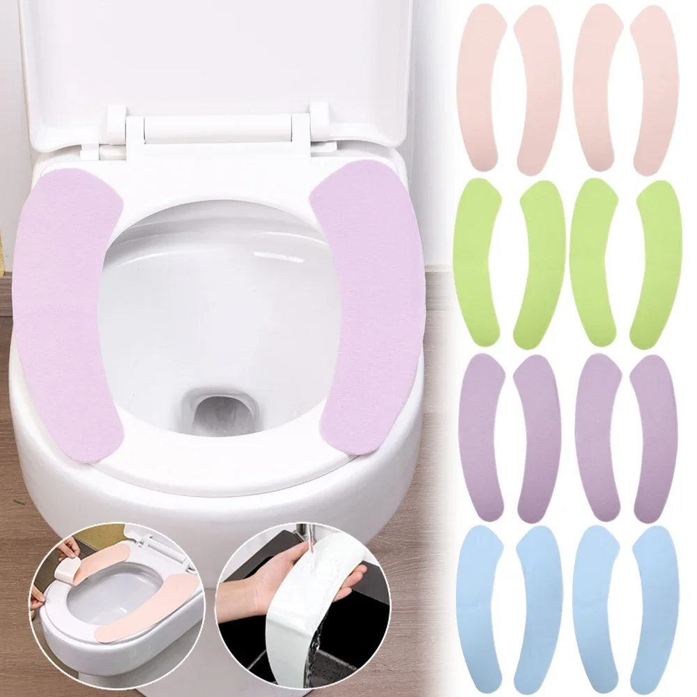 Four Seasons Universal Toilet Seat Washables Kids Toilet Training Seat Cover Cute Cartoon Adhesive Waterproof Toilet Seat Pads