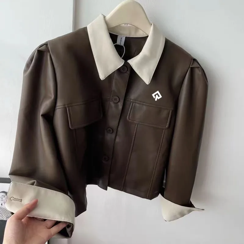 명품 Autumn Golf Wear Women 2024 New Jacket Korean Fashion Polo Leather Clothing Coat High Quality Golf Jacket Women Golf Clothing