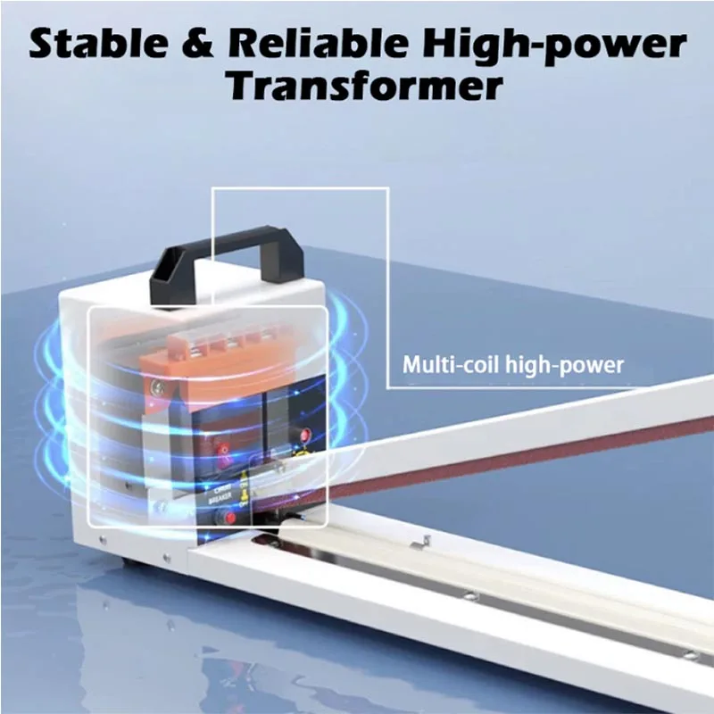 

Импульсный запайщик пленки и фольги для пакетов, машина для импульсной запайки с 8-уровневой регулировкой температуры, размеры 45/60/75/90 см на выбор