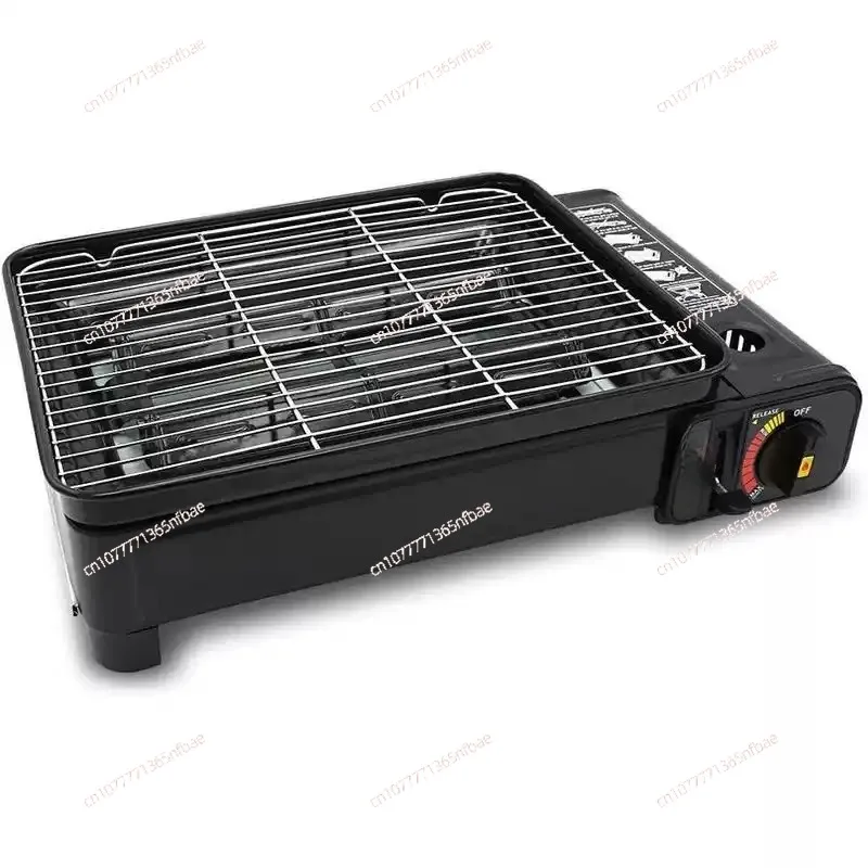 

Portable Camping Barbecue Grill Outdoor Butane Gas Stove Smokeless Meat Grill Home Use(No gas))