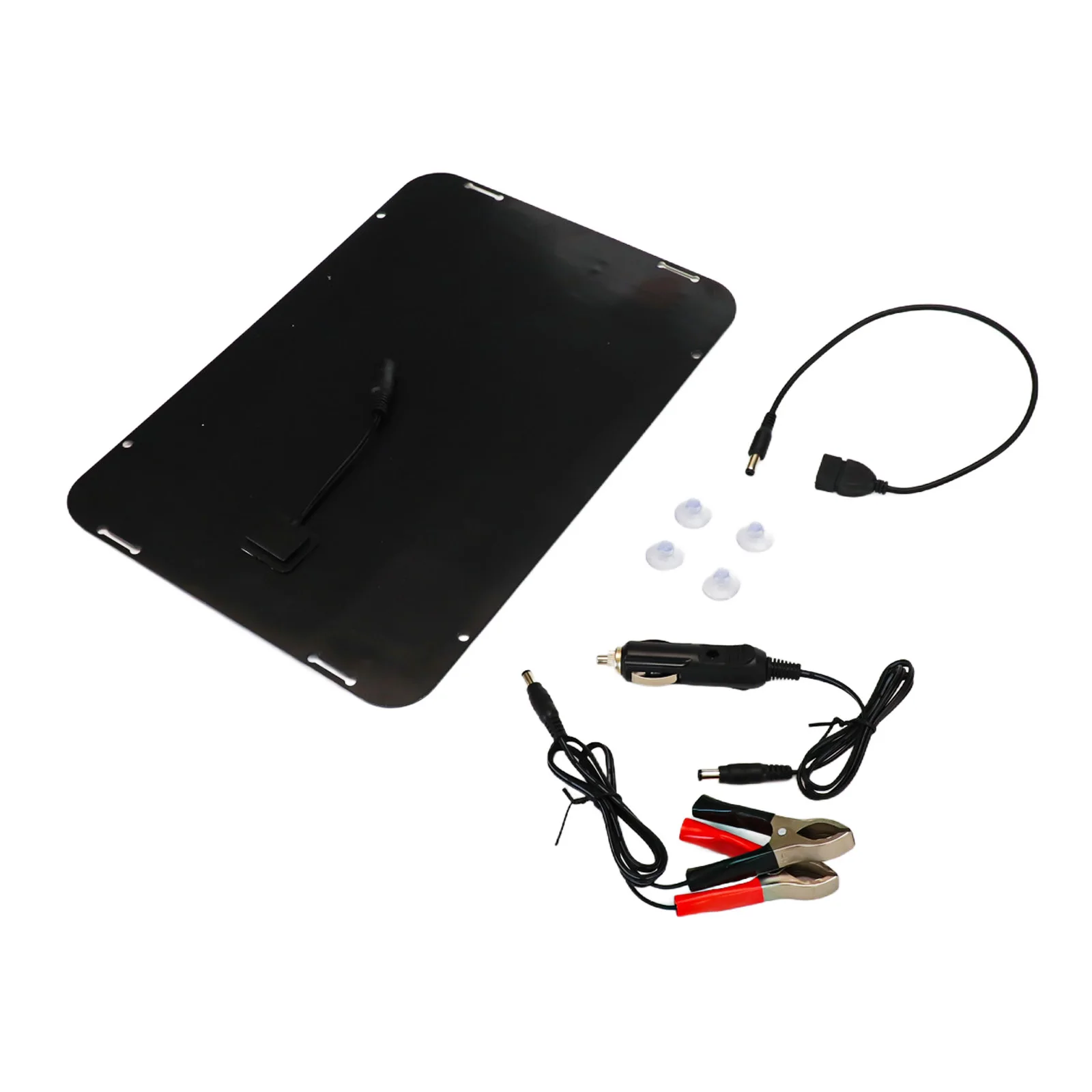 

For Boat For Motorcycle 30W Solar Panel Camping Outdoor Activities High-Efficiency Conversion Multi-layer Laminates