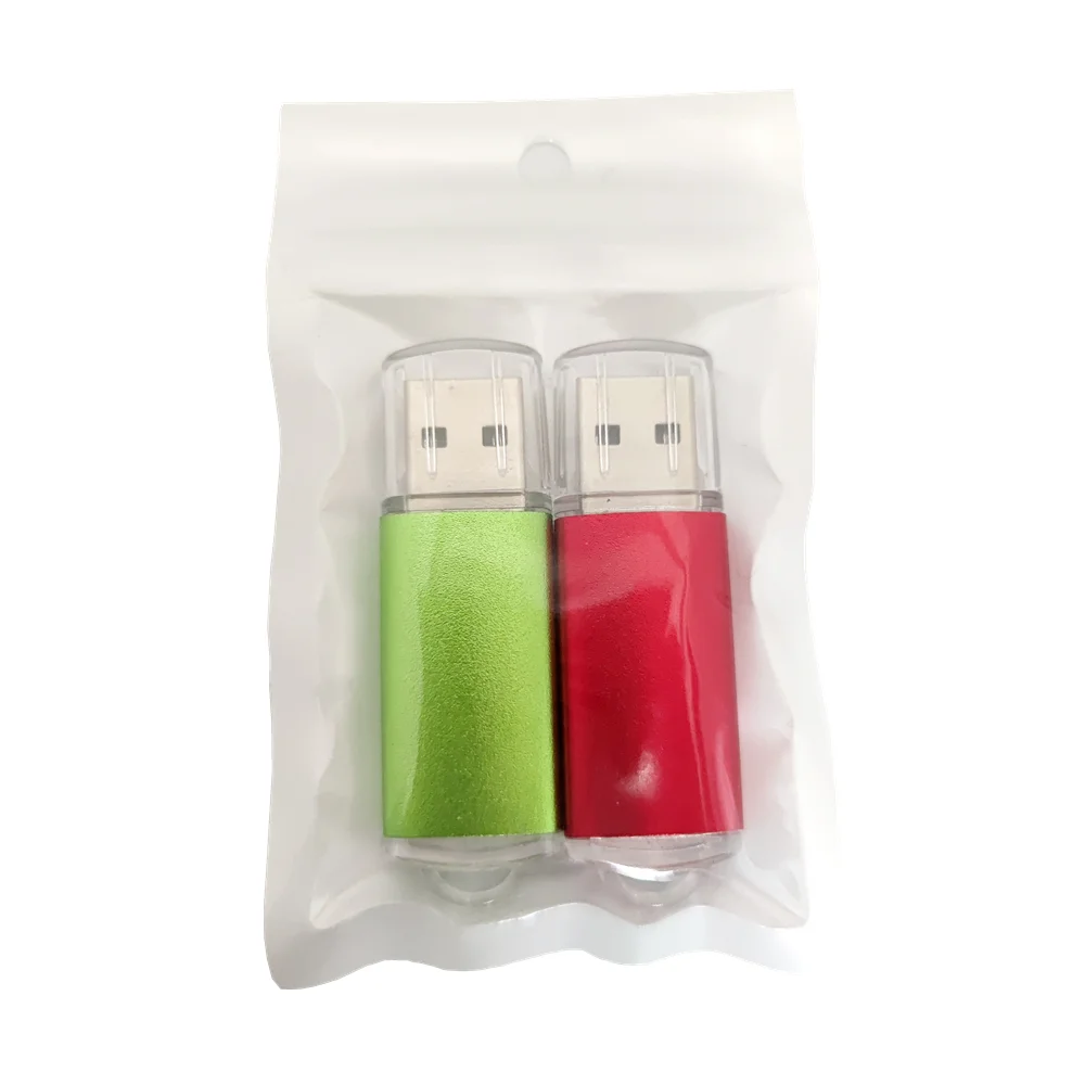 무료 맞춤형 레이저 조각 로고, 컬러 메탈 미니 USB 2.0 플래시 드라이브, 4GB, 8GB, 16GB, 32GB, 64GB, 128GB, 로트당 2 개