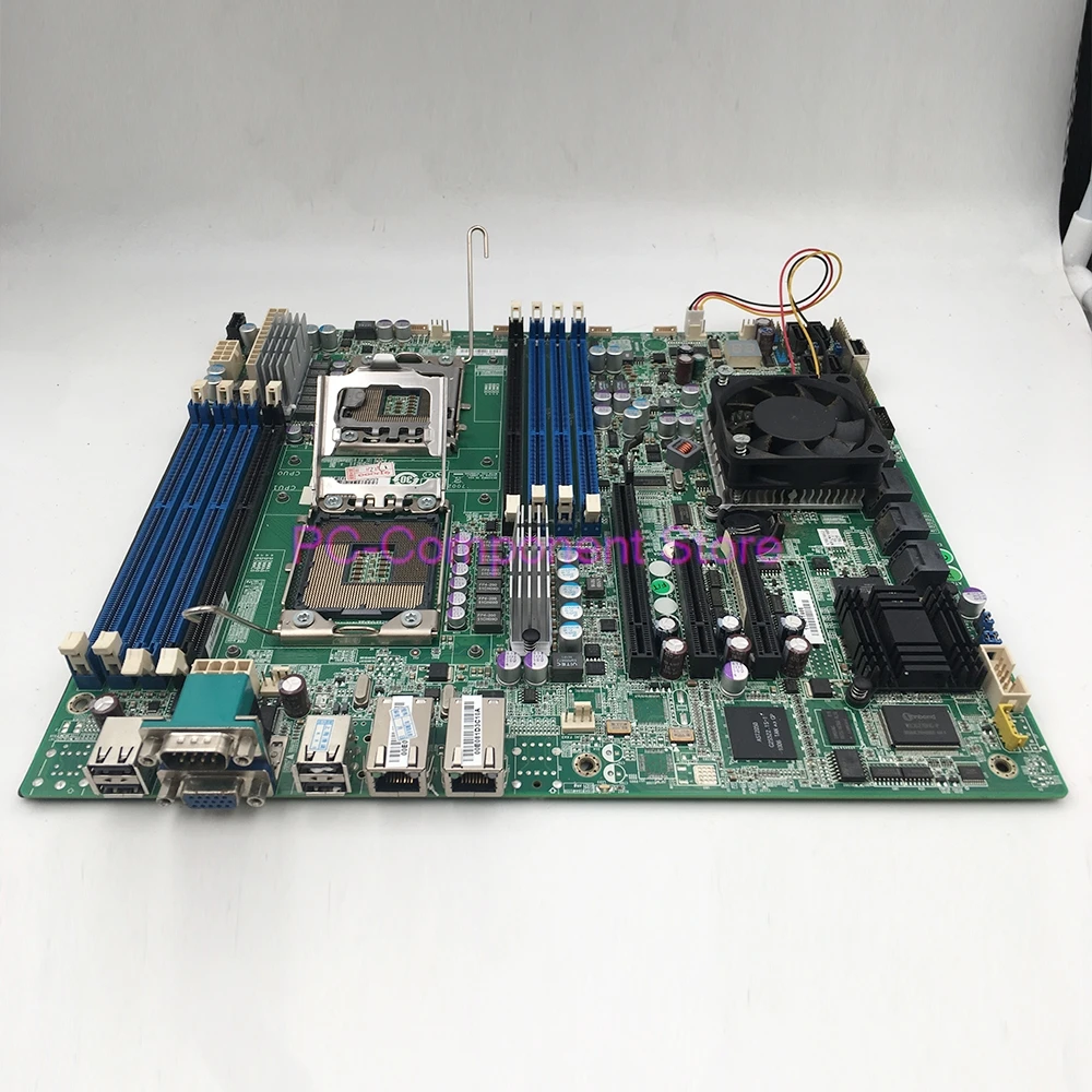 S7002 untuk TYAN R510 G7 1U Server Motherboard Dua Arah LGA1366 X58 Tes Sempurna