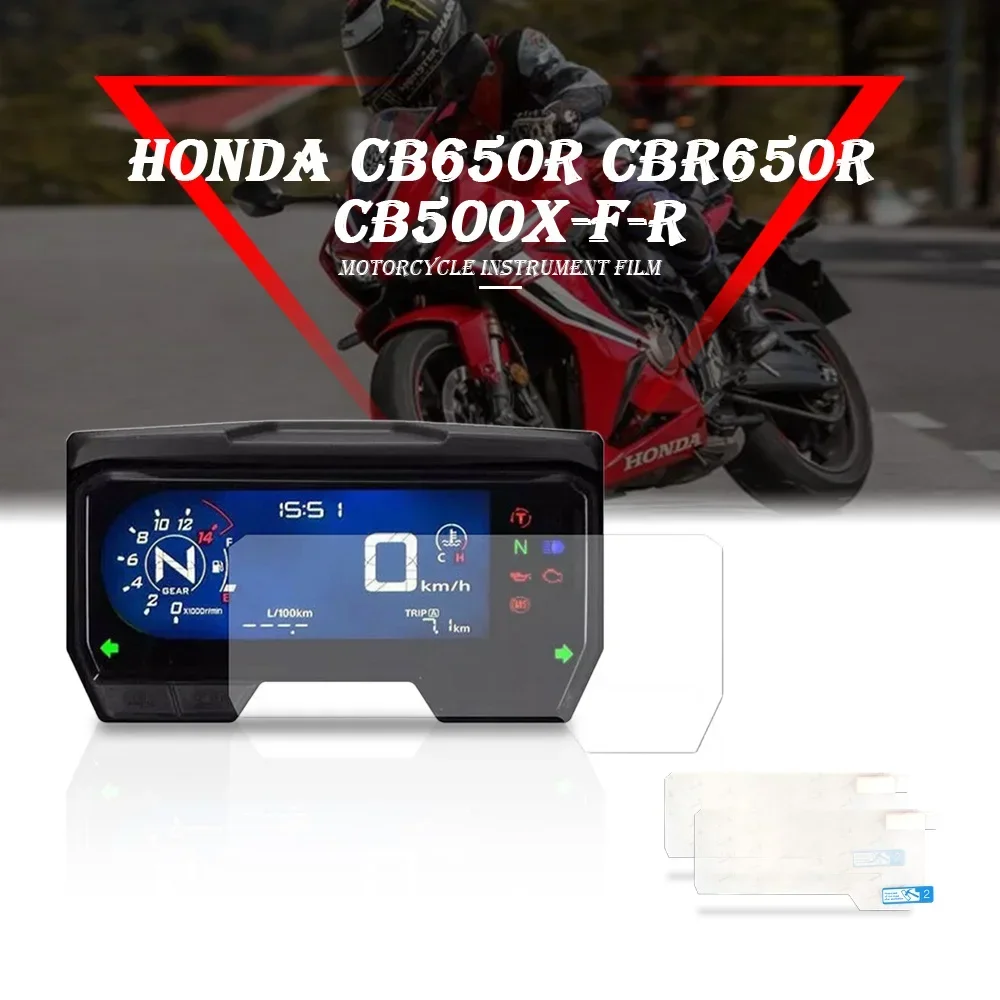 

Защитная пленка для экрана приборной панели мотоцикла со спидометром для Honda CB650R CBR650R CB500X CB500F CB500R прозрачные наклейки