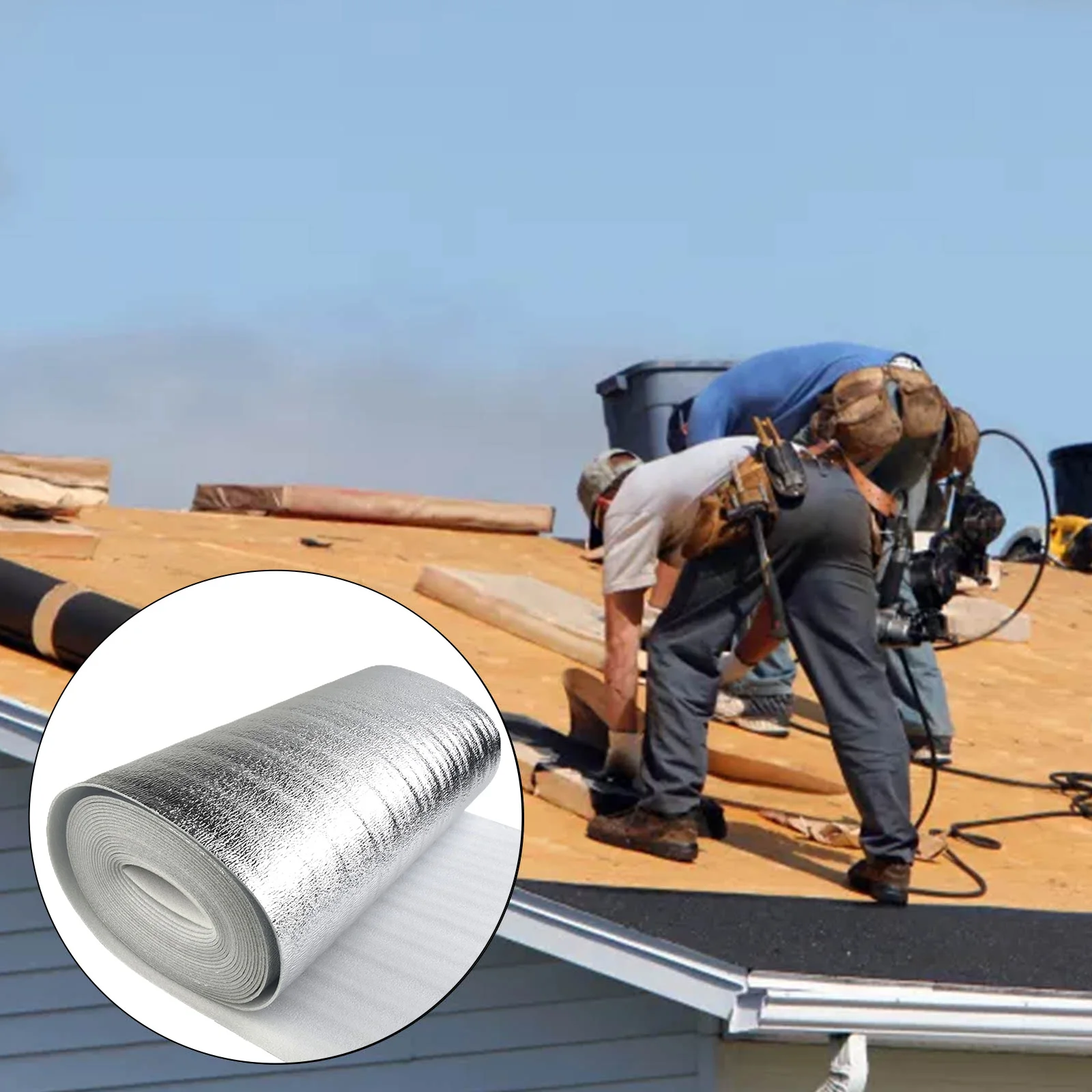 Wall Thermal Insulation Reflective Film Aluminum Foil Thermal Insulation Film Radiator Reflective Film Home Improvement