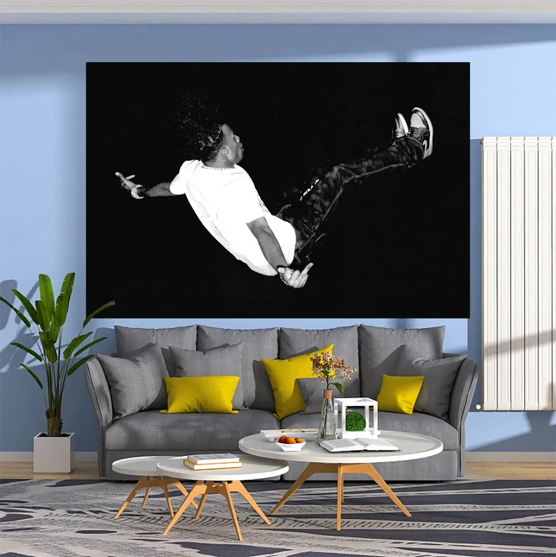 Playboi Carti Die Lit Wall Haning Tapestry Hippie Wall Hanging Bedroom Dormitory Background Party Backdrop Friend Present