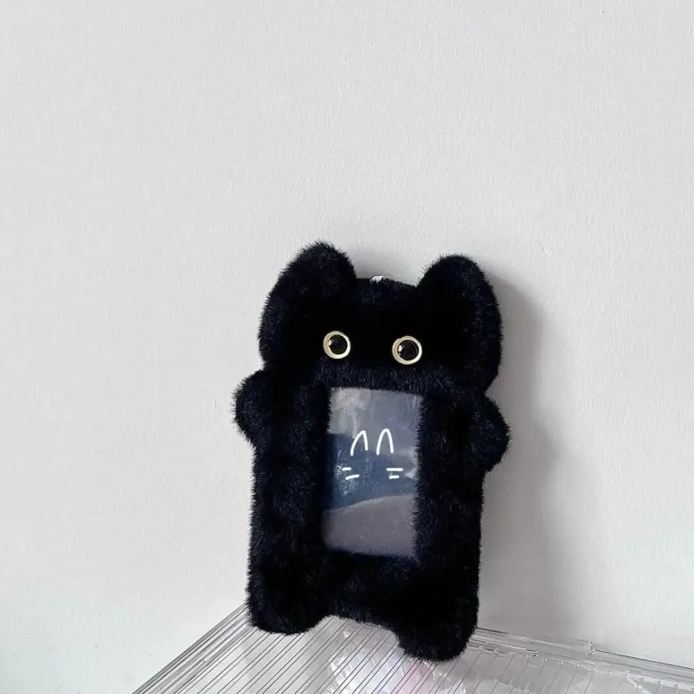 Multifunctional Photocard Case Bear/Rabbit/Chick Photo Card Holder Cute Cartoon Idol Photos Protective Cover School Office