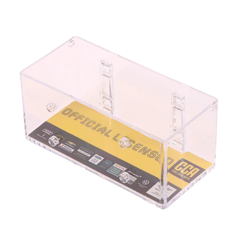 Transparent Acrylic Display Case Fit For 1:64 Mini Size Dust Proof Clear Box Cabinet 1/64 Action Figures Display Box