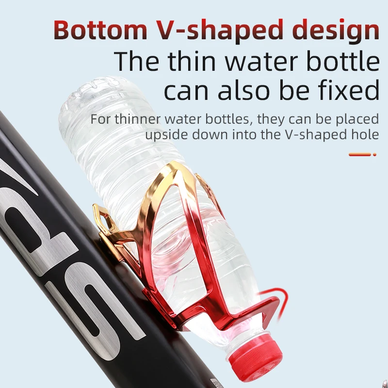 Ultra-Light Bicycle Water Bottle Cage Colorful Bike Mug Holder Cycling Accessory Secure Stable Bike Water Bottle Holder