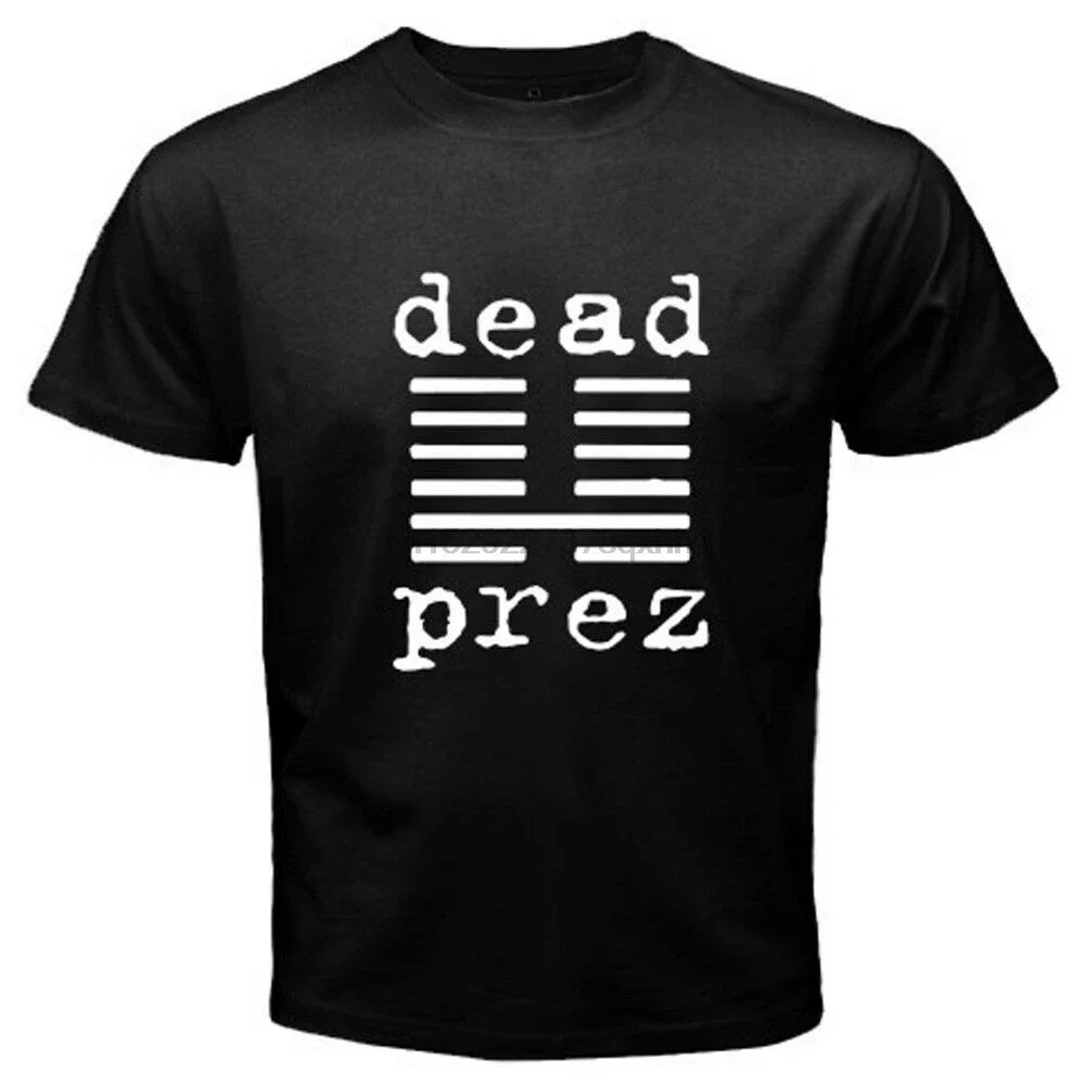 New DEAD PREZ Rap Hip Hop Music Logo Mens Black T-Shirt Size S to 3XL(1)
