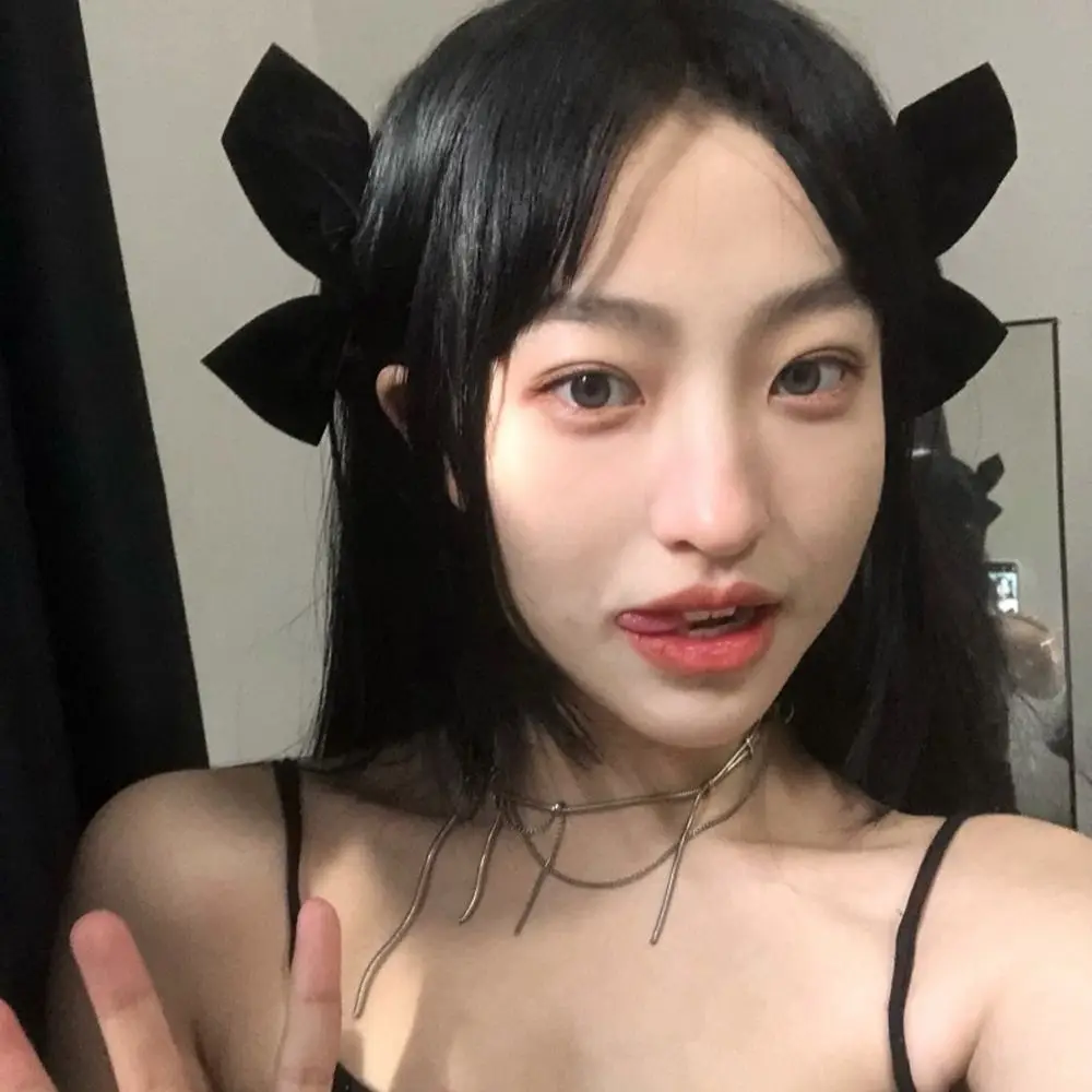 Pinzas para el cabello Bowkont Ins, horquillas, Clip LATERAL para el cabello, tocado nuevo, pinzas para el cabello con lazo de seda satinada, horquillas para mujer, Clip de pico de pato coreano