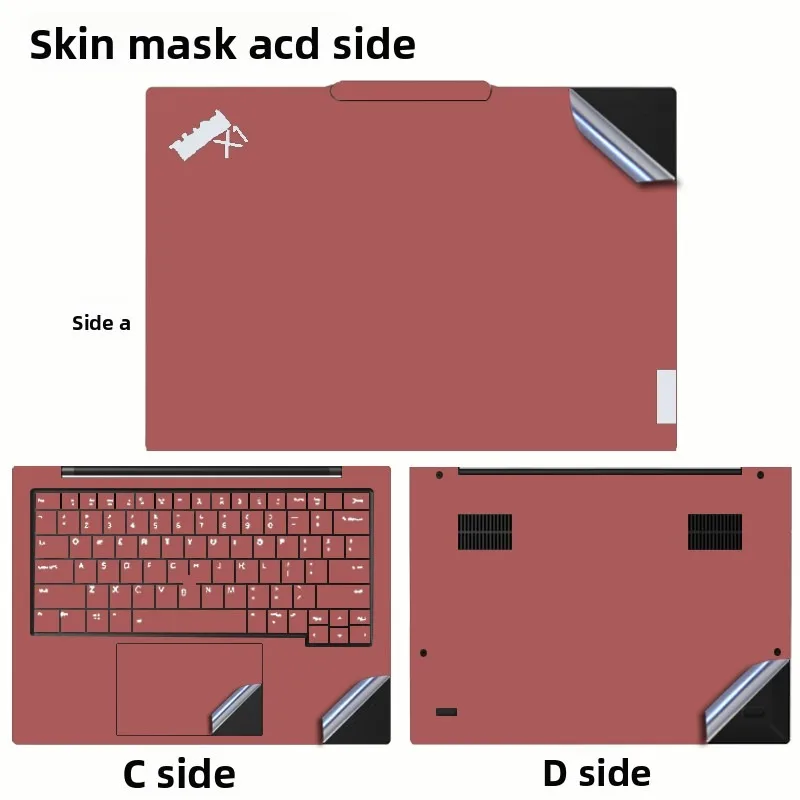 

Для Lenovo ThinkPad X1 Carbon Gen13 Aura Edition наклейка на кожу ноутбука X9-14 Gen 1, защитная пленка X9-15 виниловая наклейка на крышку