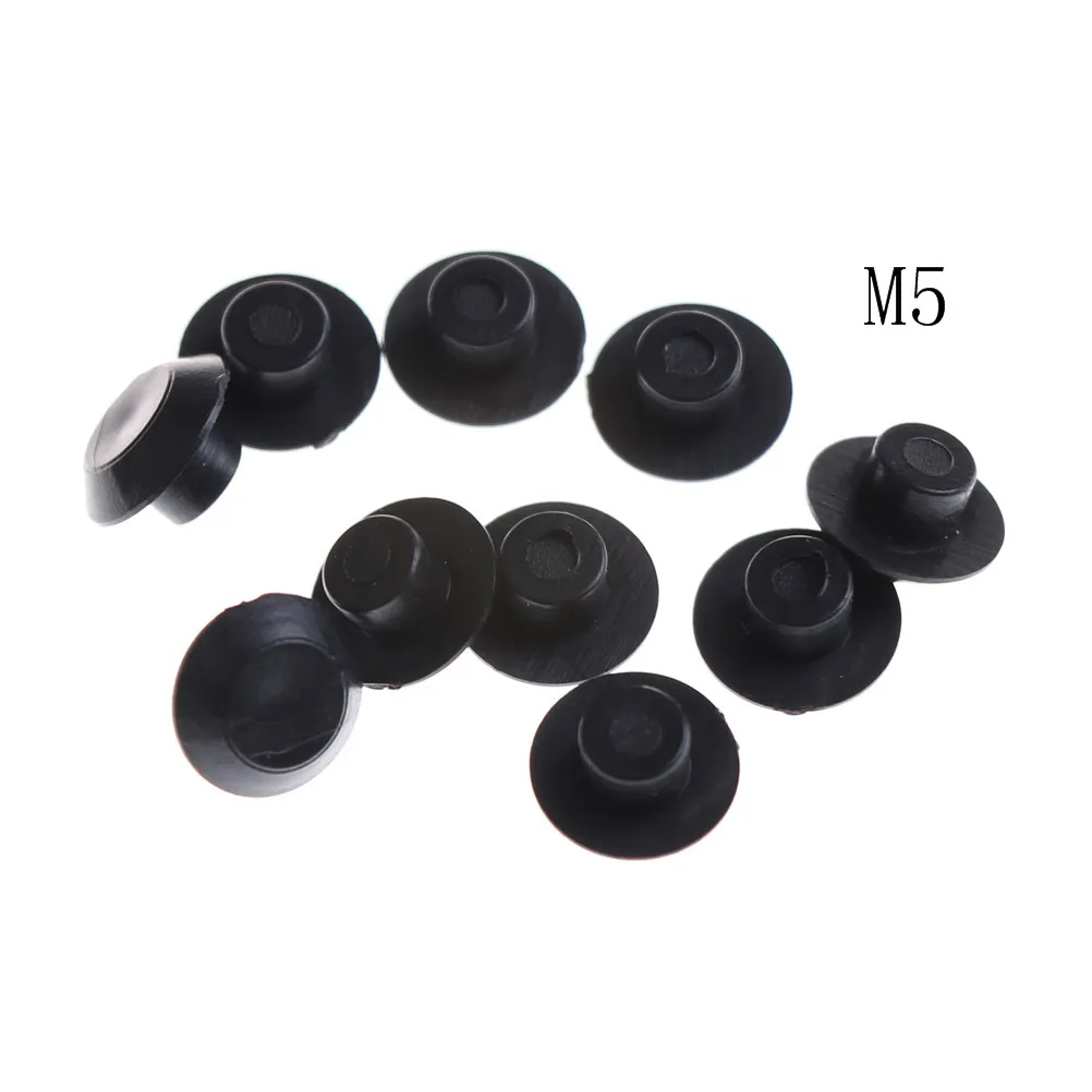 10 Stuks Hex Socket Allen Bolt Schroef Moer Zeskantkop Cover Cap Protector M4, M5, M6, M8, M10, M12