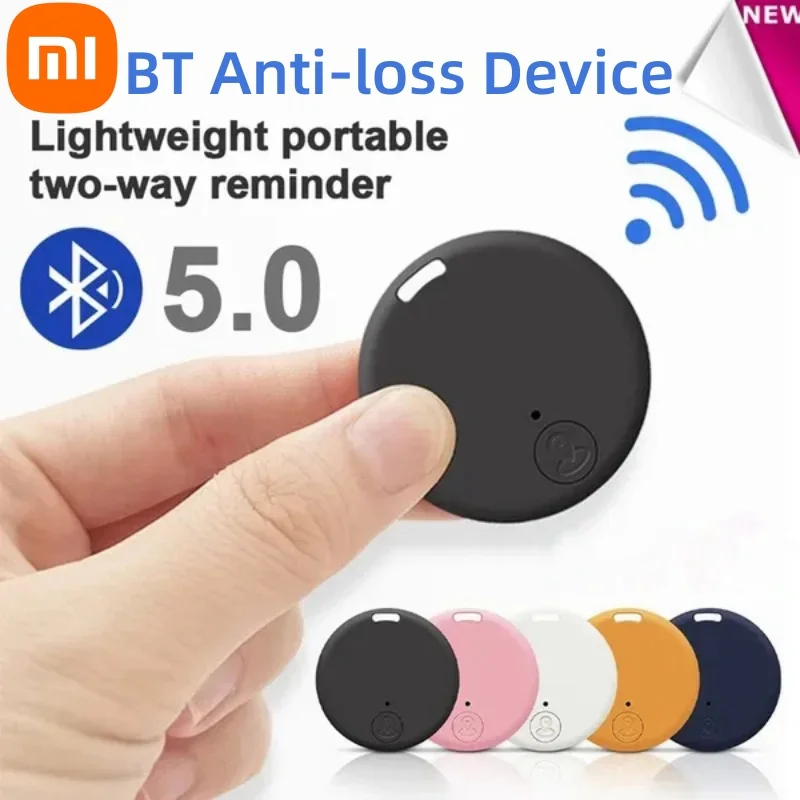 Xiaomi Portable Mini GPS Bluetooth Anti Lost Tracker For Old Men Kid Pet Bluetooth 5.0 Mobile Key Round Tracking Smart Locator