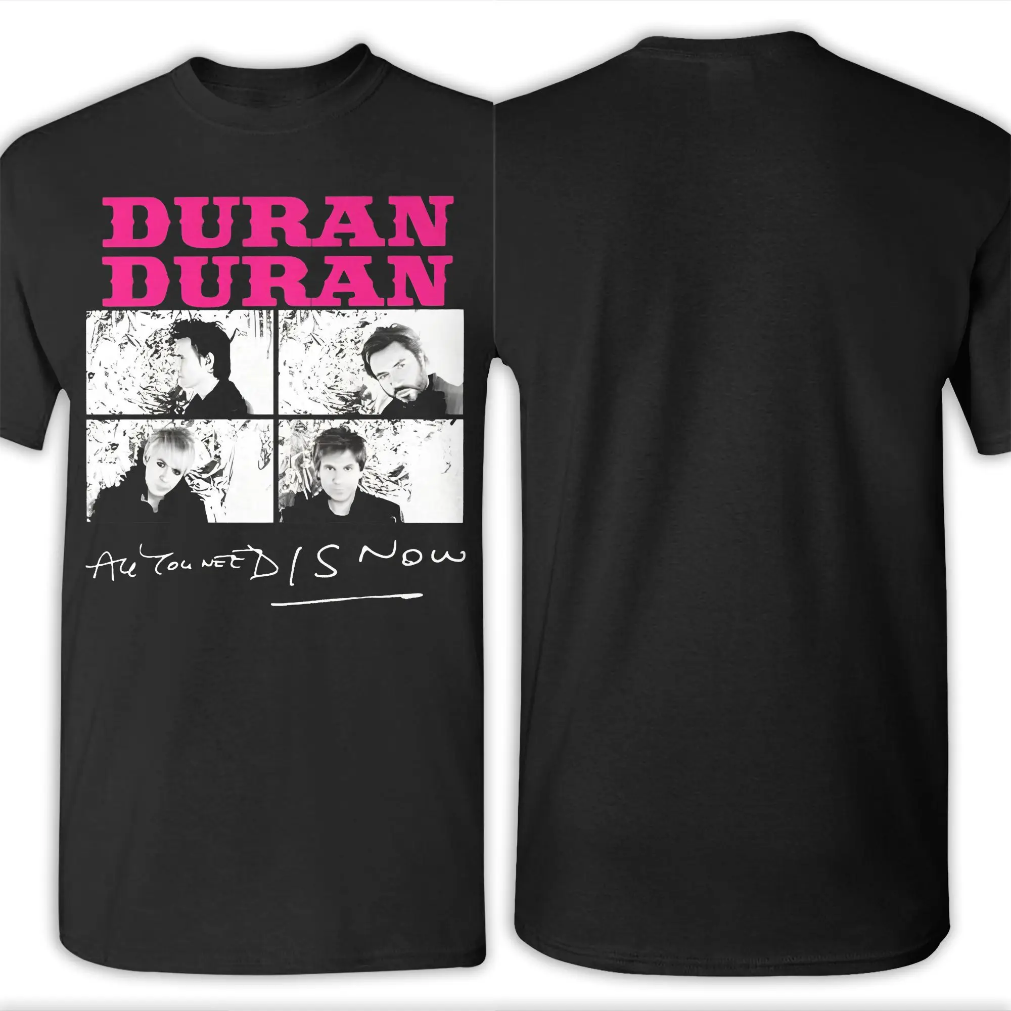 تي شيرت رجالي ونسائي Duran Duran موسيقى فرقة الروك تي شيرت من القطن الخالص تي شيرت أنيق ملابس وتتسابق
