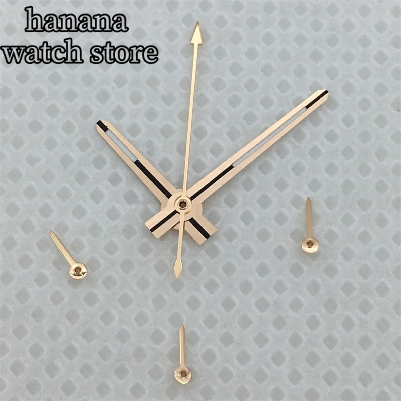 Le lancette VK63 in oro argentato e oro rosa sono adatte per sostituire le parti luminescenti C3 dell'orologio al quarzo con movimento VK63 VK64