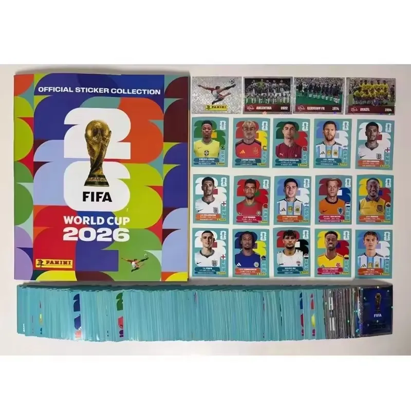 2026 Panini FIFA World Cup Soccer Stickers, Star Player Cards, Sports Memorabilia, Collectible Gift for Fans & Desk Decor
