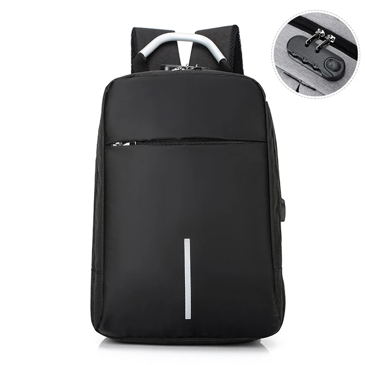 Charging Water Repellent 16Inch Unisex Backpack Camping Anti Thief Lock Backpack For Travelling Designer