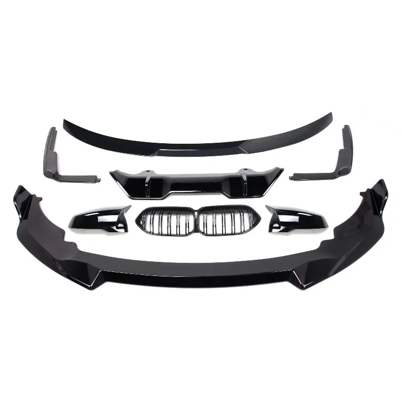 

ABS Gloss Black Body Kit Grill Car Accessories Front Bumper Spoiler Diffuser Side Skirts Mirror for BMWs 2 Series F44 2021+