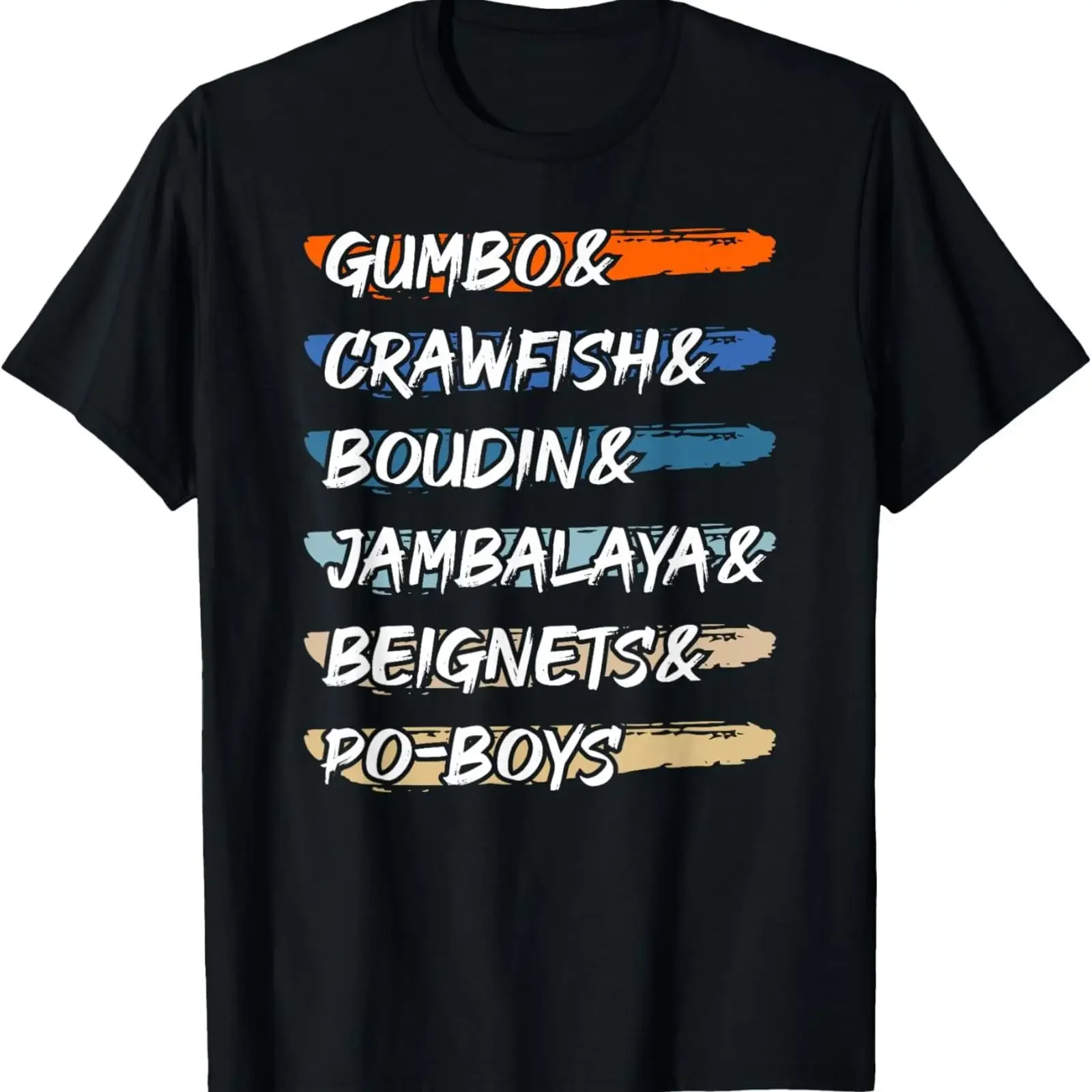 Crawfish Cajun Boil Nola Season Louisiana Humor T Shirt vintage Washed streetwear graphic homme Comfortable Breathable