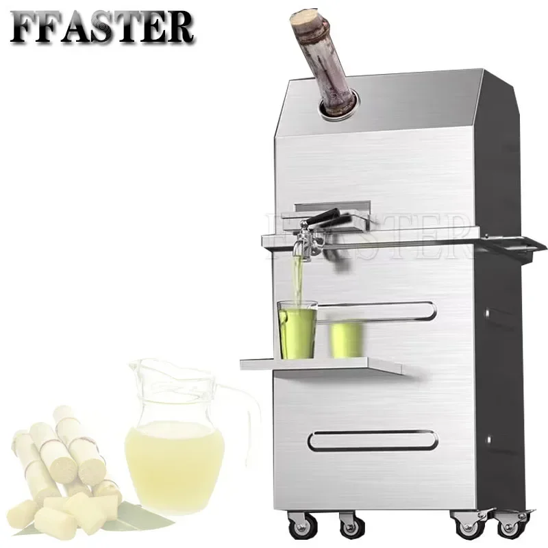 New Commercial Sugarcane Juicing Machine Durable Stainless Steel Sugar Cane Presser