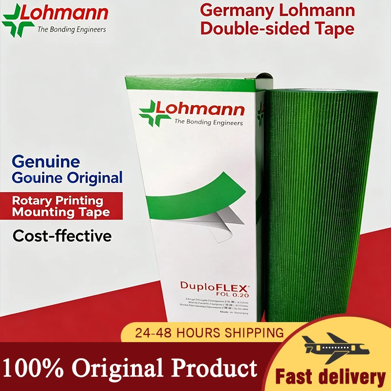 Roman Double-sided Adhesive LOHMANN Imported Green Double-sided Adhesive 0.1mm Adhesive Is Transparent Please 0.2mm 31CM*4.5M