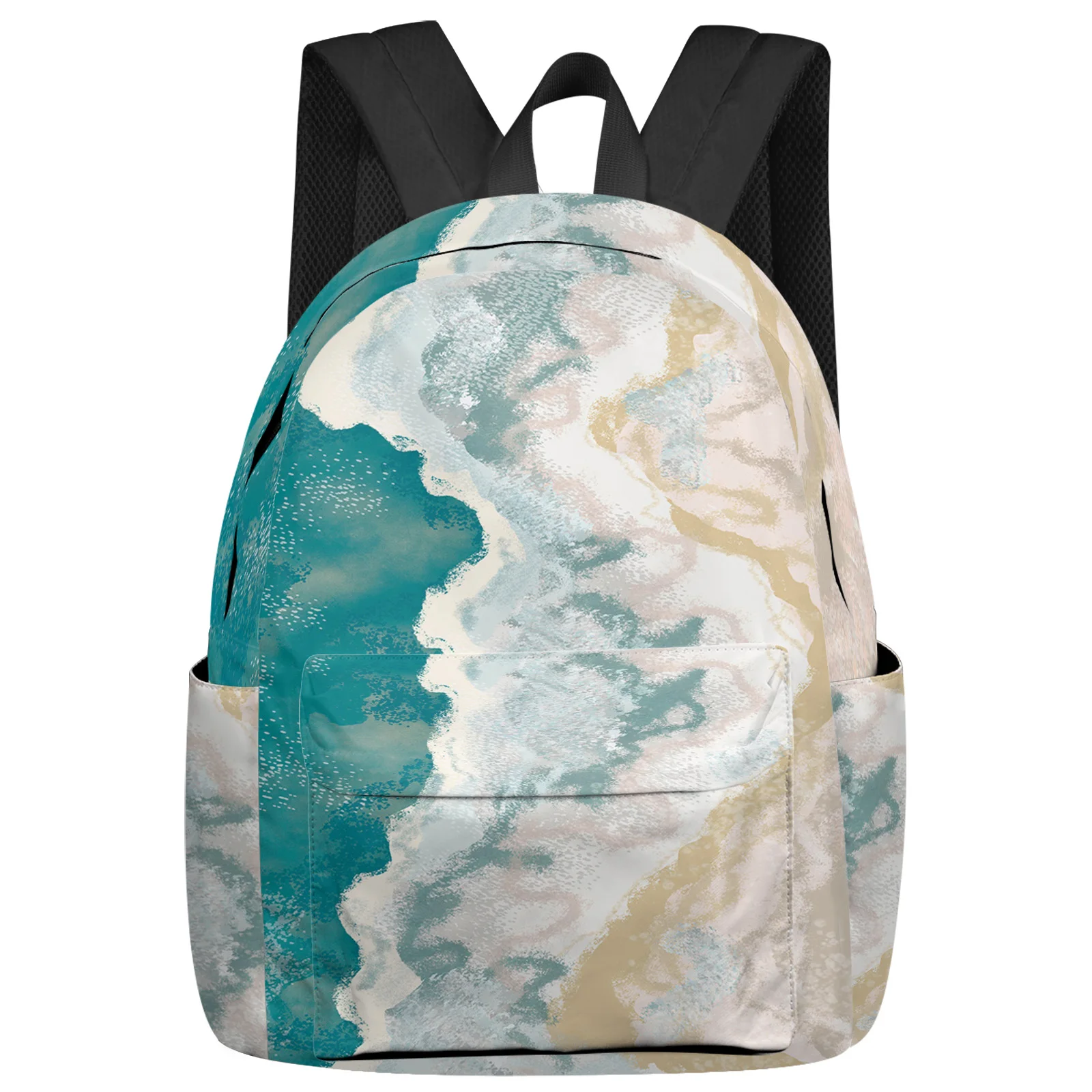 

Волнистый богемный градиентный рюкзак, школьные ранцы для девочек-подростков, студентов, сумка для ноутбука, Женский Повседневный дорожный рюкзак