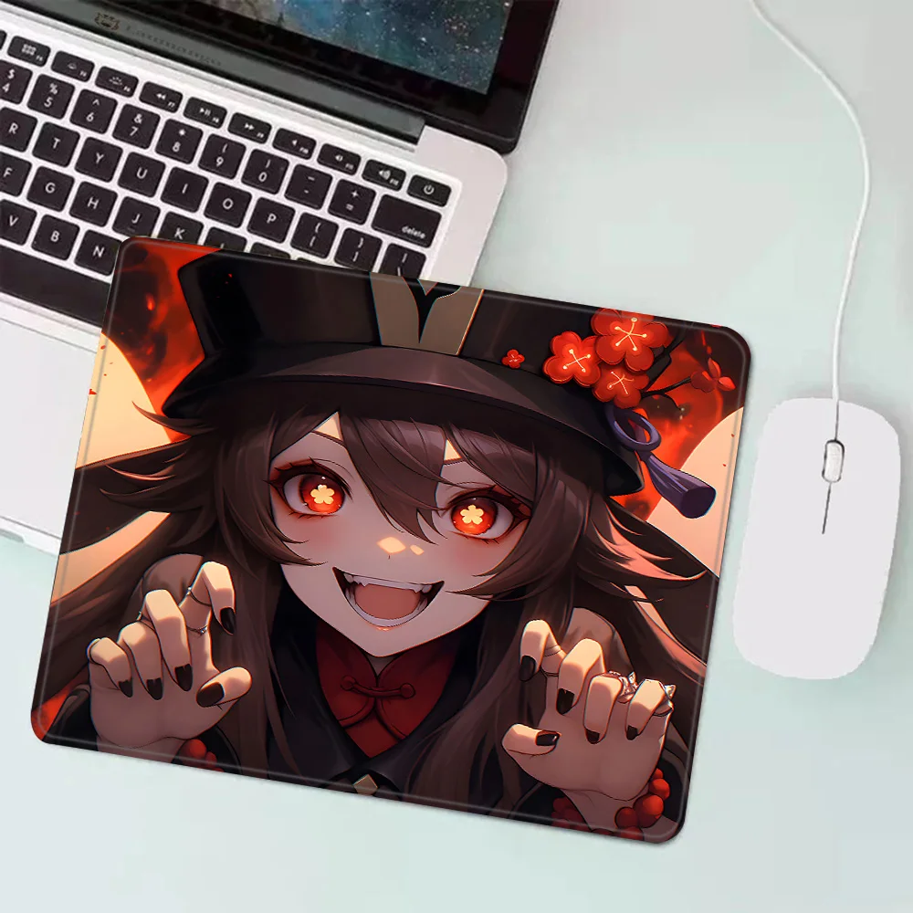 Game Genshins Impacts Hu Tao Gaming Mouse Pad XS Small Mousepad for PC Gamer Desktop Decoration Office Mouse Mat Deskmat Rug