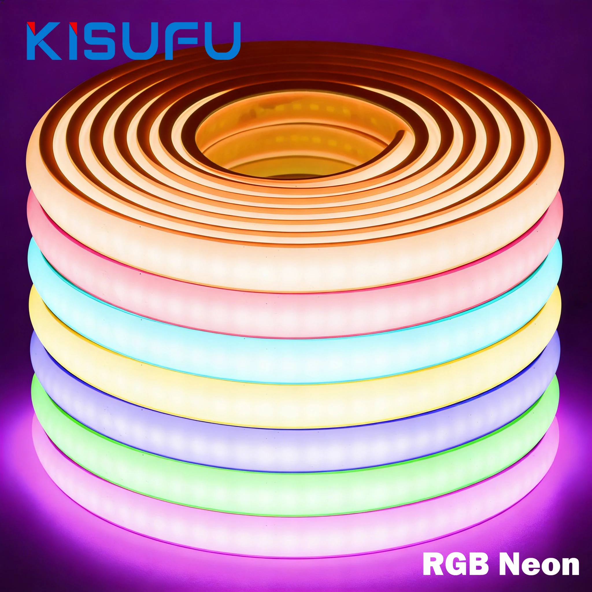 

12 В 24 В RGB COB светодиодная неоновая лента водонепроницаемая 576 светодиодов/м высокая плотность с регулируемой яркостью линейное освещение Рождественский домашний уличный декор 1 м-20 м