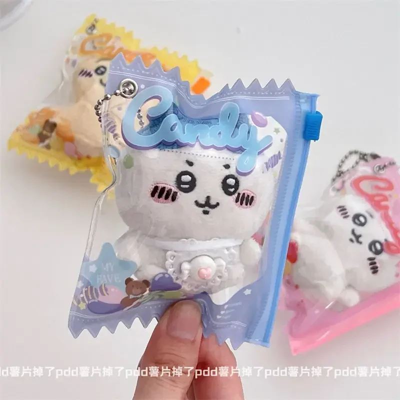 MINISO Kawaii Anime Lovely  Ins Doll Candy Storage Bag Chiikawa Cute Cartoon Bag Hanging Decoration Fashion Gifts for Kids