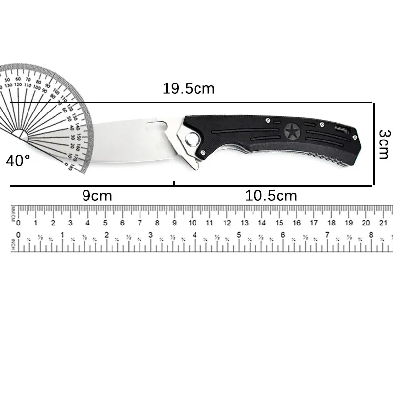 Russian HOKC Outdoor EDC Folding Knife D2 Blade G10 Handle Ball Bearing Assisted Survival Camping Hunting Pocket Knives