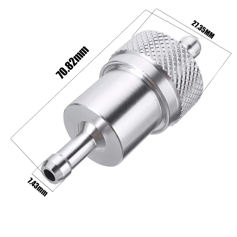 Aluminium Alloy Filter Fuel Petrol Diesel Inline Filter 5/16